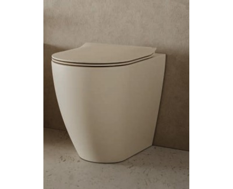 Tualetes pods Hatria CENTRICA PURE VORTEX® Rimfree bez vāka AVORIO Y9DC12