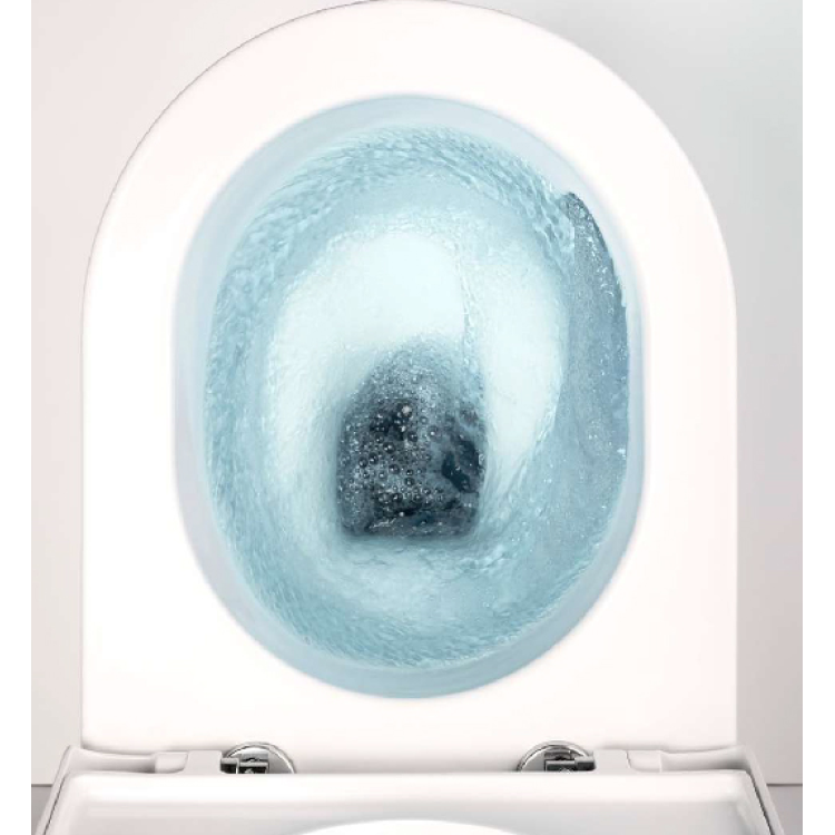 Piekaramais Tualetes pods Hatria CENTRICA PURE VORTEX®,bez vāka, Balts Y9DE01