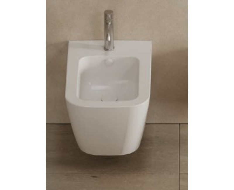 Piekaramais Tualetes pods Hatria TECNA PURE VORTEX® Balts Y9DG01