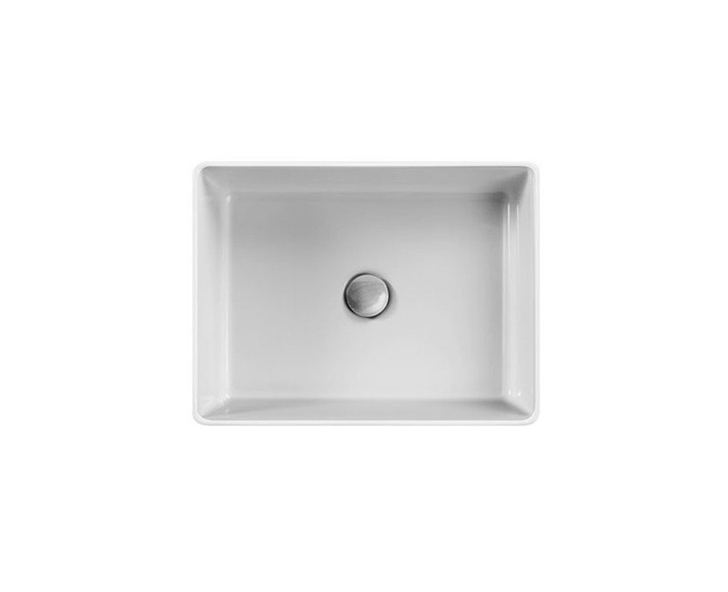 Раковина для ванной Hatria Lavabo 11:15 S встраиваемая, 50x38см без перелива, белая YXSQ01