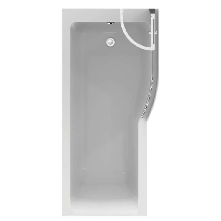 Brīvi stāvoša Vanna Ideal Standard Connect Air, 170x80 cm, lietā akrila, labā puse, balta E113501