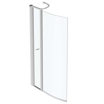 Vannas siena Ideal Standard Connect Air, 89x142 cm, sudrabs/dzidrs stikls E1137EO