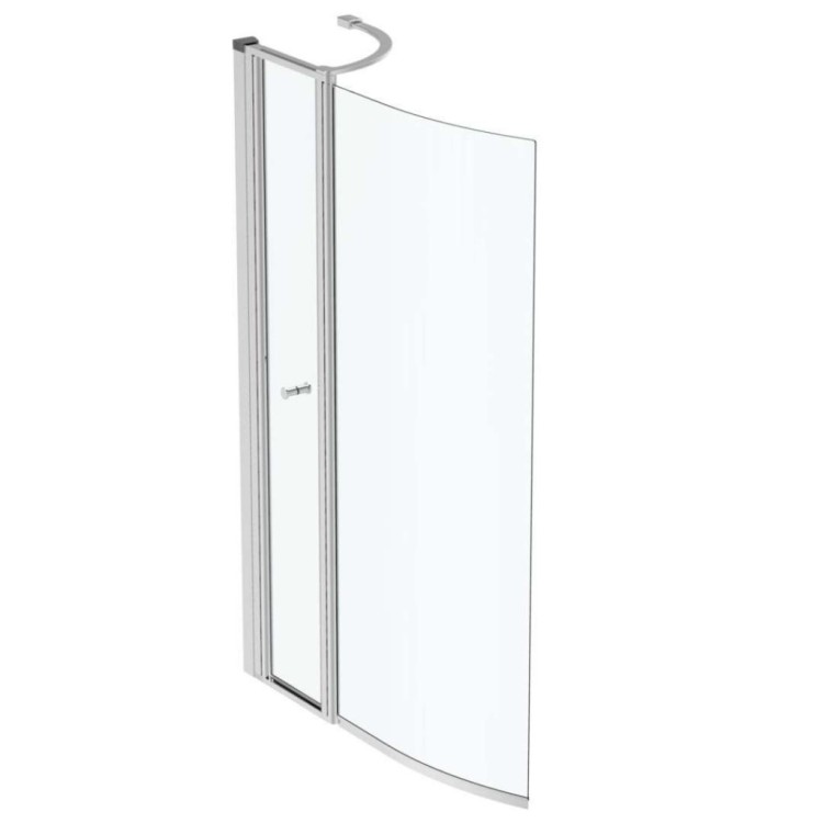 Vannas siena Ideal Standard Connect Air, 89x142 cm, sudrabs/dzidrs stikls E1137EO Vannas siena Ideal Standard Connect Air, 89x142 cm, sudrabs/dzidrs stikls E1137EO