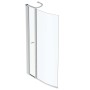 Шторка для ванны Ideal Standard Connect Air, 89x142 см, серебро/прозрачное стекло E1137EO