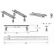 Vannas kājas Ideal Standard 55 cm K727467 Vannas kājas Ideal Standard 55 cm K727467