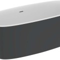 Brīvi stāvoša Vanna Ideal Standard Dea, 180x80 cm, lietā akrila, matēti balta/melna K8721V3 Brīvi stāvoša Vanna Ideal Standard Dea, 180x80 cm, lietā akrila, matēti balta/melna K8721V3