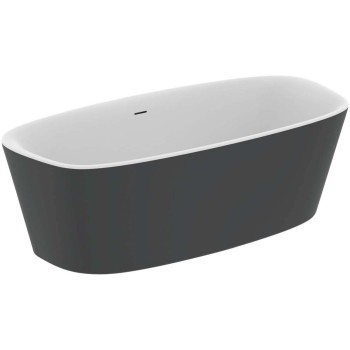 Свободностоящая ванна Ideal Standard Dea, 190x90 см, литой акрил, матовая белая/черная K8722V3