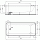 Brīvi stāvoša Vanna Ideal Standard Conca Ceram, 180x80 cm, lietā akrila, balta K8830EN Brīvi stāvoša Vanna Ideal Standard Conca Ceram, 180x80 cm, lietā akrila, balta K8830EN
