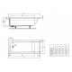 Vanna Ideal Standard Connect Air, 180x80 cm, akrila, balta T362201 Vanna Ideal Standard Connect Air, 180x80 cm, akrila, balta T362201