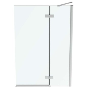 Vannas siena Ideal Standard i.Life, 100 cm, labā puse, divdaļīga, sudrabs/dzidrs stikls T4886EO