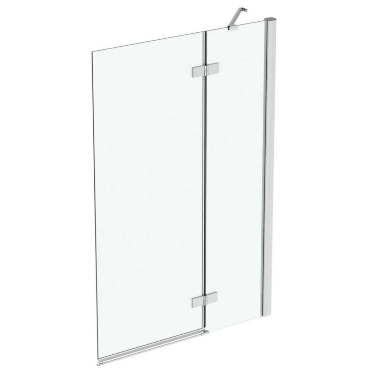 Vannas siena Ideal Standard i.Life, 100 cm, labā puse, divdaļīga, sudrabs/dzidrs stikls T4886EO