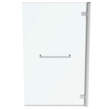 Vannas siena Ideal Standard i.Life, 90 cm, labā puse, ar dvieļu turētāju, sudrabs/dzidrs stikls T4888EO