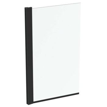 Vannas siena Ideal Standard Connect 2, 80x140 cm, melna/caurspīdīgs stikls T9923V3
