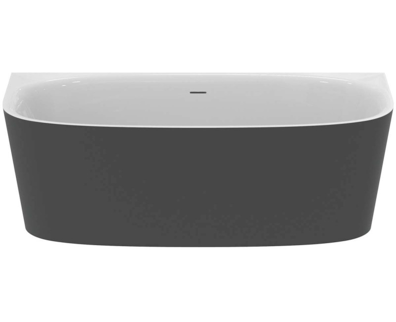 Свободностоящая ванна Ideal Standard Dea, 180x80 см, литой акрил, белая/черная T9940V3