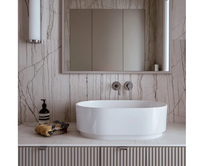 Раковина для ванной комнаты Omnires CANDENCE M+ 62 x 42 см белый матовый