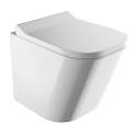 Унитаз подвесной Omnires FONTANA rimless  с крышкой Soft Close, белый глянцевый