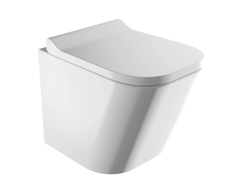 Унитаз подвесной Omnires FONTANA rimless  с крышкой Soft Close, белый глянцевый