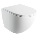 Унитаз подвесной Omnires OTTAWA COMFORT Rimless с крышкой Soft Close, белый матовый