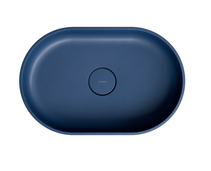 Vannas istabas izlietne Omnires OVO M+ 55 x 36cm midnight blue