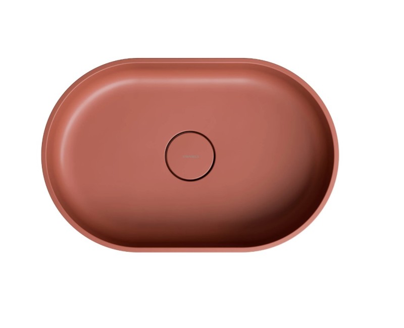 Vannas istabas izlietne Omnires OVO M+ 55 x 36cm terracotta