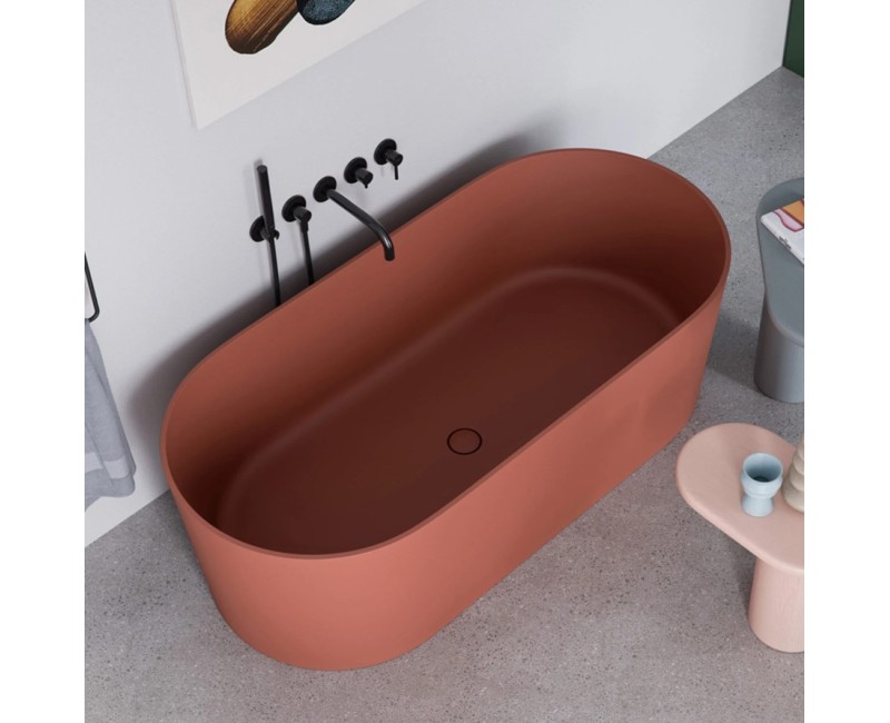 Ванна Omnires OVO M+ 160 x 75 см Terracotta (TE)