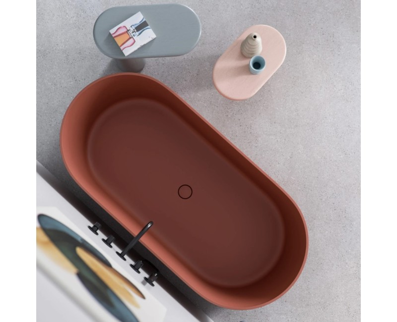 Ванна Omnires OVO M+ 160 x 75 см Terracotta (TE)