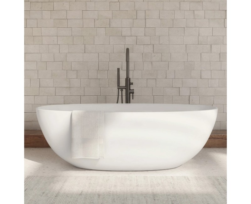 Отдельностоящая ванна OMNIRES SHELL M+, 160 x 75 см