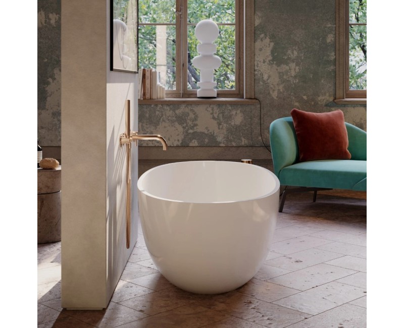 Отдельностоящая ванна OMNIRES SHELL M+, 160 x 75 см