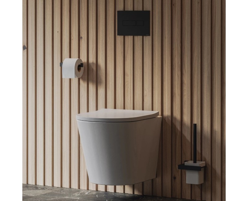 Унитаз подвесной Omnires TAMPA Rimfree c крышкой Soft Close, белый глянцевый