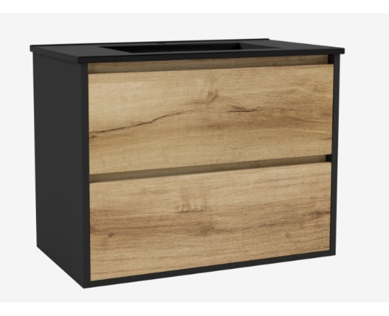 Vannas istabas skapītis OZE BIRDIE (bez izlietnes) 800mm Golden Oak