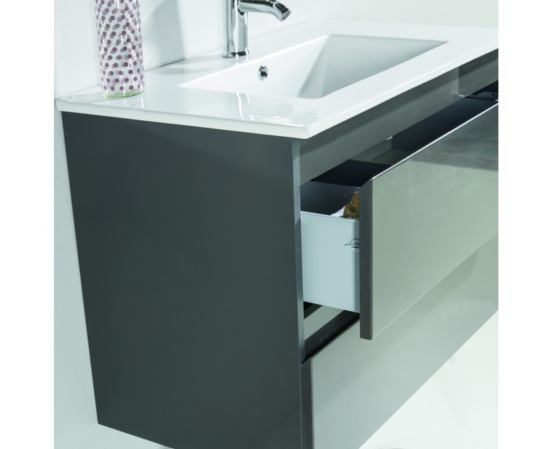 Vannas istabas skapītis ar izlietni OZE COME 1000mm Pelēks