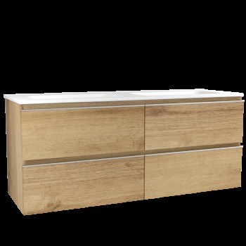 Vannas istabas skapītis OZE ar izlietni COME 1200mm Golden Oak
