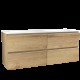 Vannas istabas skapītis ar izlietni OZE COME 1200mm Golden Oak Vannas istabas skapītis ar izlietni OZE COME 1200mm Golden Oak