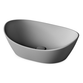 Izlietne PAA AMORE SilkStone 600x370mm matte grey