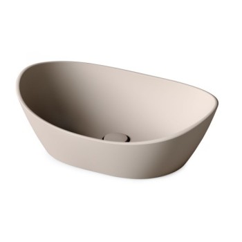 Izlietne PAA AMORE SilkStone 600x370mm matte caffe latte