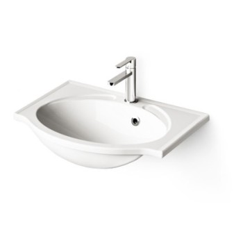 Izlietne PAA Delta Akmens masas 600x460mm, Balta