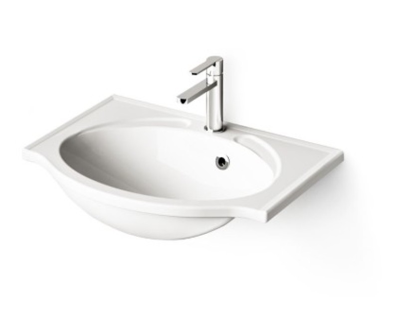 Izlietne PAA Delta Akmens masas 600x460mm, Balta