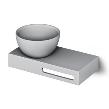 Izlietne PAA DO SilkStone ar plauktu 400x200mm Matte Grey