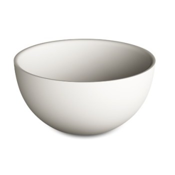 Izlietne PAA DO SilkStone Ø 250mm Balta