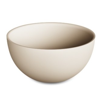 Izlietne PAA DO SilkStone Ø 250mm matte caffe latte