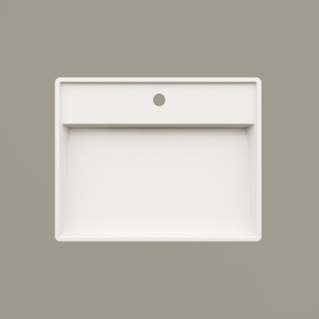 Izlietne PAA INFINITY SilkStone 600x470mm Balta