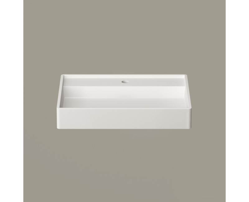 Izlietne PAA INFINITY SilkStone 800x470mm Balta/izlietne SilkStone