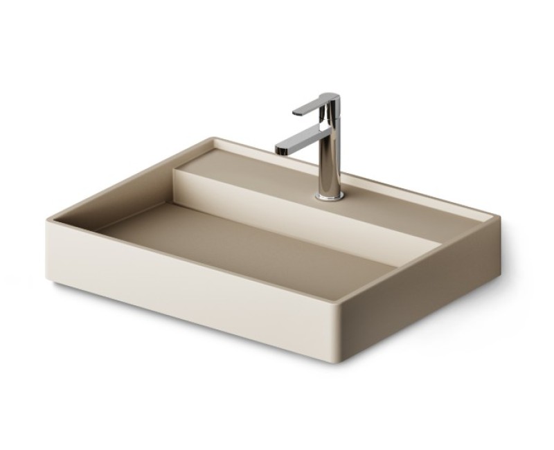 Izlietne PAA INFINITY SilkStone 800x470mm Matte Caffelatte