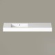 Izlietne PAA LONG STEP Akmens masas 1500x490mm, Kreisā ar labo pagarinājumu Balta Izlietne PAA LONG STEP Akmens masas 1500x490mm, Kreisā ar labo pagarinājumu Balta