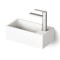 Izlietne PAA MI Labā SilkStone 400x210mm Balta
