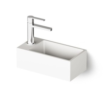 Izlietne PAA MI Kreisā SilkStone 400x210mm Balta
