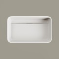 Раковина PAA QUADRO ON SilkStone 555х335мм Белый