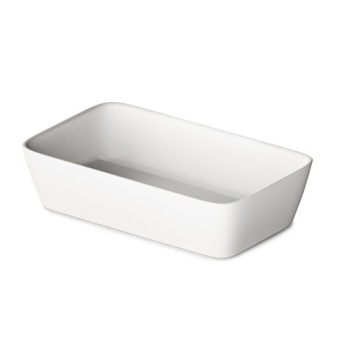 Раковина PAA QUADRO ON SilkStone 555х335мм Белый