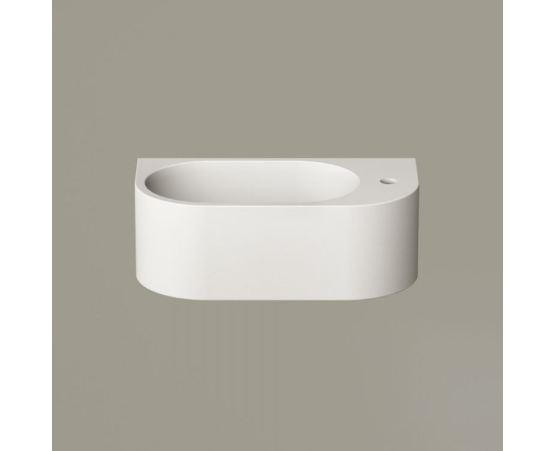 Раковина PAA RE Right SilkStone 400х210мм Белый