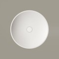 Раковина PAA ROUND ON SilkStone Ø 410мм Белая